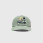 Tropical print cap